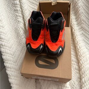 Yeezy Kids Sneakers in Red and Black